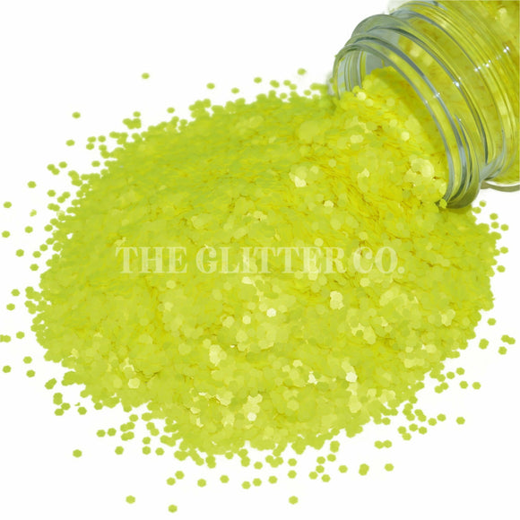 The Glitter Co. - Neon Bitter Lemon - Super Chunky 0.062