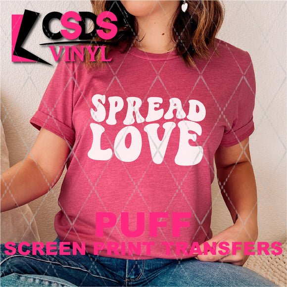 PUFF Screen Print Transfer - One Loved Teacher - White – CSDS Vinyl