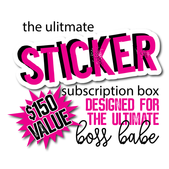 Sticker Subscription Box - AUGUST 2022 EXTRAS *CLEARANCE*