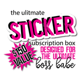 Sticker Subscription Box - AUGUST 2022 EXTRAS *CLEARANCE*