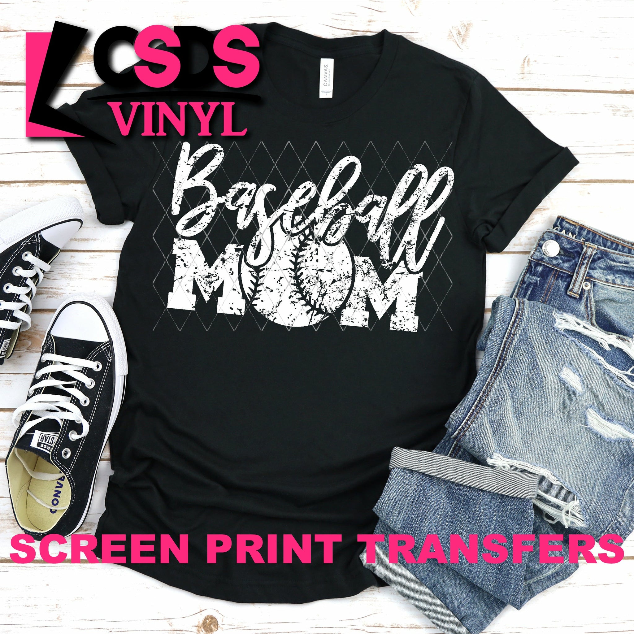 Screen Print Transfer - Baseball Mom – CSDS Vinyl