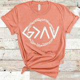 Screen Print Transfer - God is Greater than the Highs and Lows - White