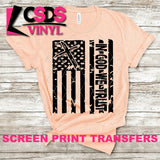 Screen Print Transfer - SCR0264 In God We Trust - Black