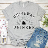 Screen Print Transfer - Driveway Drinker - Black