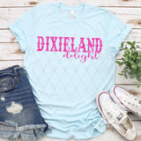 Screen Print Transfer - Dixieland Delight - Bright Pink