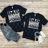 Screen Print Transfer - Dad Daughter #Squad YOUTH - White