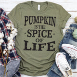 Screen Print Transfer - Pumpkin is the Spice of Life - Black