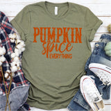 Screen Print Transfer - Pumpkin Spice Everything - Texas Orange
