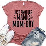 Screen Print Transfer - Just Another Manic Mom Day 2 - Black