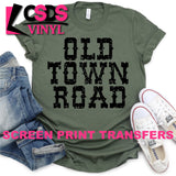 Screen Print Transfer - Old Town Road - Black DISCONTINUED