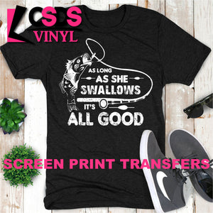 Screen Print Transfer - It's All Good - White