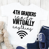 Screen Print Transfer - 4TH Graders Can Do Virtually Anything YOUTH - Black  DISCONTINUED