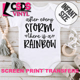 Screen Print Transfer - After Every Storm INFANT - Black