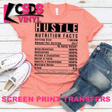 Screen Print Transfer - Hustle Ingredients - Black