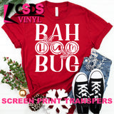 Screen Print Transfer - Bah-Hum-Bug - White