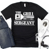 Screen Print Transfer - The Grill Sergeant - White