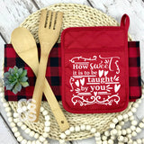 Screen Print Transfer - Taught by You POTHOLDER/HOME DECOR - White