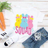 Screen Print Transfer - Girl Peep Squad YOUTH - Full Color *HIGH HEAT*