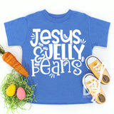 Screen Print Transfer - Jesus & Jelly Beans YOUTH - White DISCONTINUED