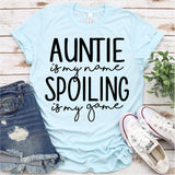 Screen Print Transfer - Auntie is My Name - Black