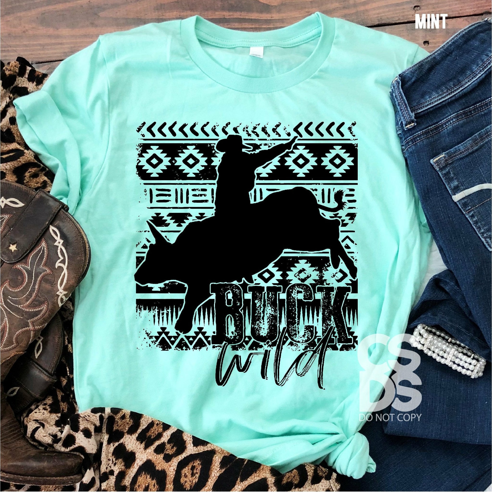 Screen Print Transfer - Buck Wild Aztec - Black – CSDS Vinyl