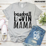 Screen Print Transfer - Baseball Lovin Mama - Black