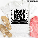 Screen Print Transfer - Word Nerd YOUTH - Black DISCONTINUED