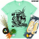 Screen Print Transfer - I Like Hip Hop Bunny - Black DISCONTINUED