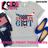 Screen Print Transfer - American Grit - Full Color