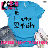 Screen Print Transfer - Te: Quila - Black