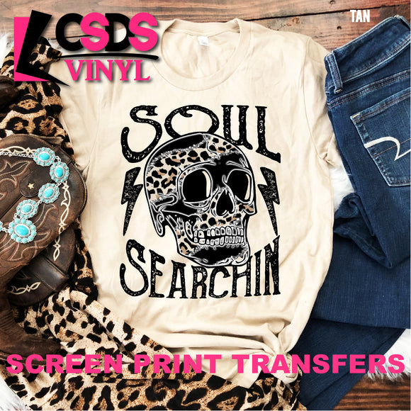 Screen Print Transfer - Soul Searchin - Full Color *HIGH HEAT*