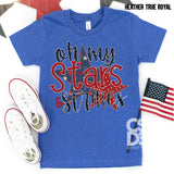 Screen Print Transfer - Oh My Stars and Stripes YOUTH - Full Color