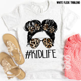 Screen Print Transfer - #Kidlife Leopard - Full Color *HIGH HEAT*