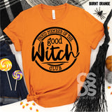 Screen Print Transfer - Proud Member of the Good Witch Club - Black
