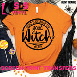 Screen Print Transfer - Proud Member of the Good Witch Club - Black