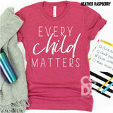 Screen Print Transfer - Every Child Matters - White