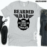 Screen Print Transfer - Bearded Dad - Black