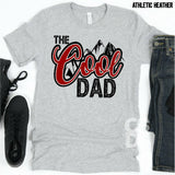Screen Print Transfer - The Cool Dad - Full Color *HIGH HEAT*