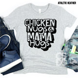 Screen Print Transfer - Chicken Nugs & Mama Hugs YOUTH - Black