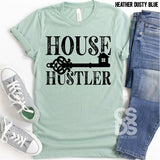 Screen Print Transfer - House Hustler - Black