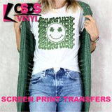 Screen Print Transfer - Feeling Lucky - Full Color *HIGH HEAT*