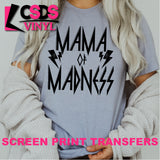 Screen Print Transfer - Mama of Madness - Black