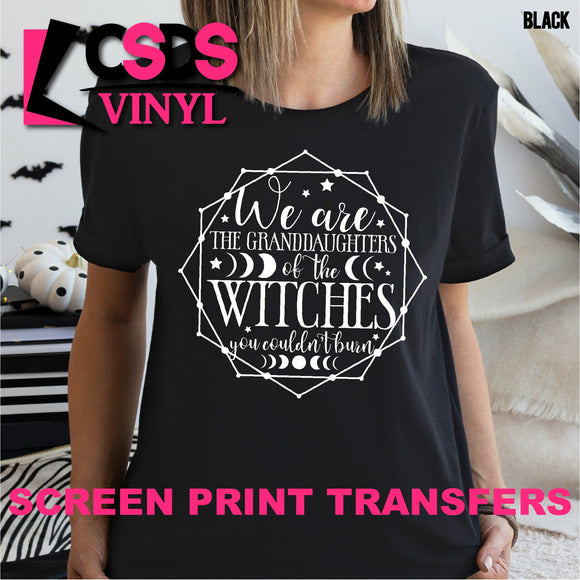 Screen Print Transfer - The Granddaughters of the Witches - White