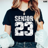 Screen Print Transfer - Varsity Senior 23 - White