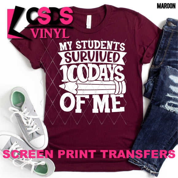 PUFF Screen Print Transfer - One Loved Teacher - White – CSDS Vinyl