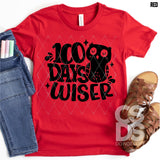 Screen Print Transfer - 100 Days Wiser YOUTH - Black