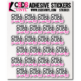Vinyl Sticker Sheet - STK0031