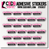 Vinyl Sticker Sheet - STK0037