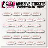 Vinyl Sticker Sheet - STK0053