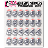 Vinyl Sticker Sheet - STK0070